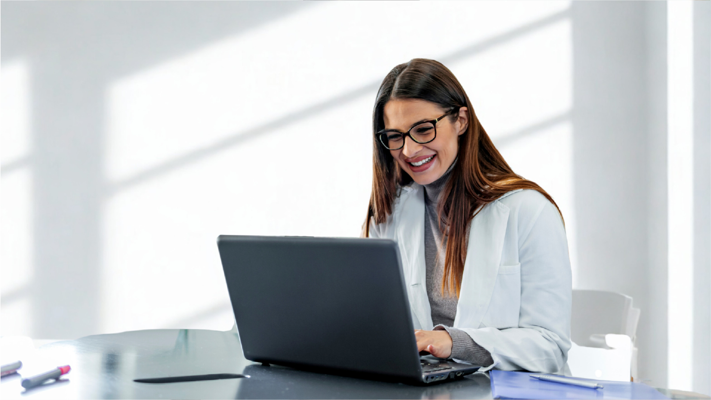 A doctor from a medical practice choosing a medical billing software